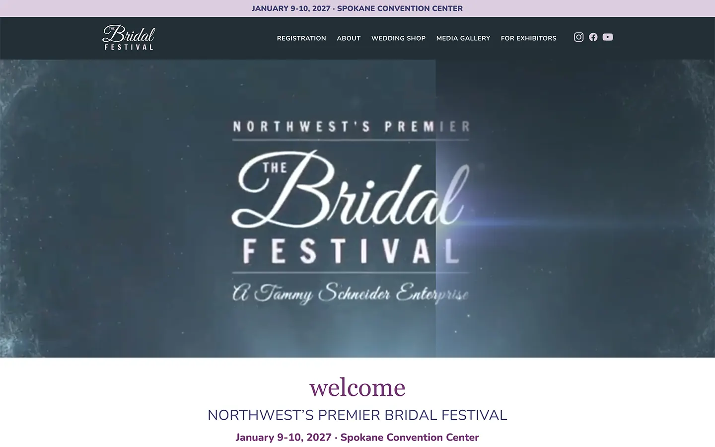 Bridal Festival homepage