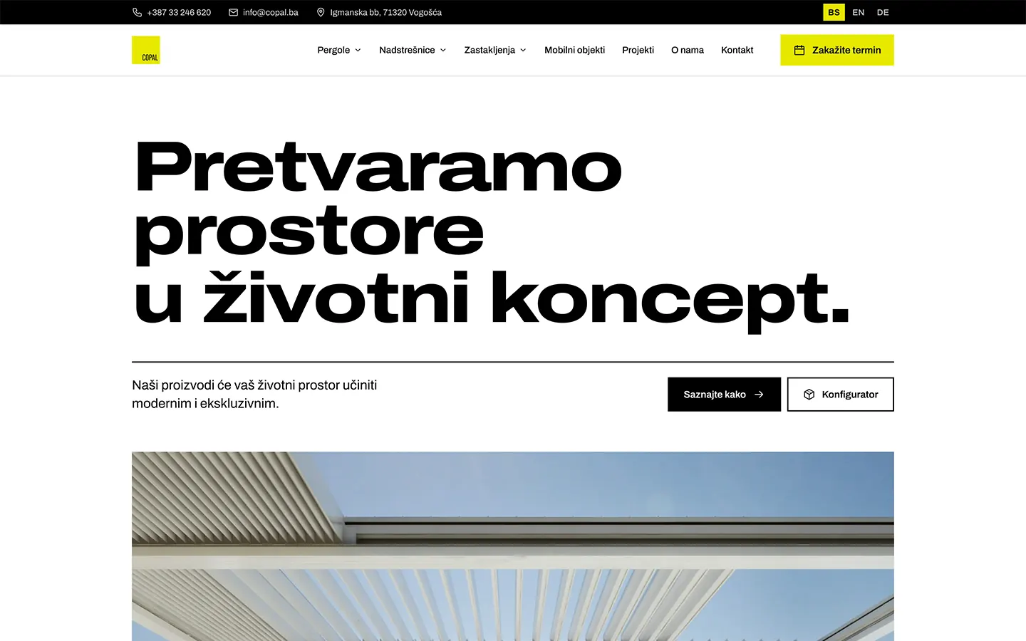 Copal homepage