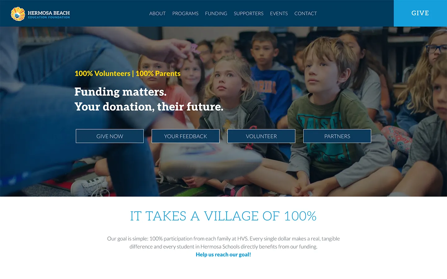 Hermosa Beach Education Foundation homepage